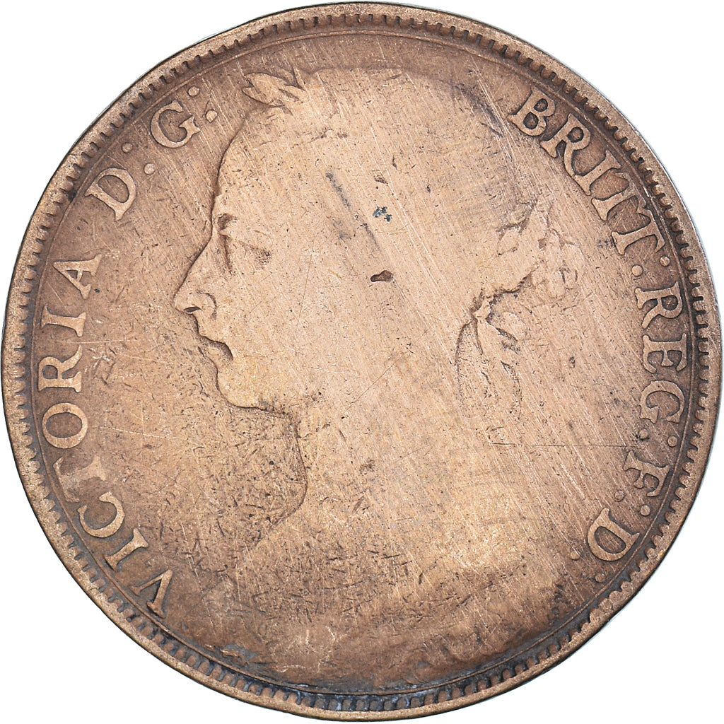 Münze, Großbritannien, Penny, 1890