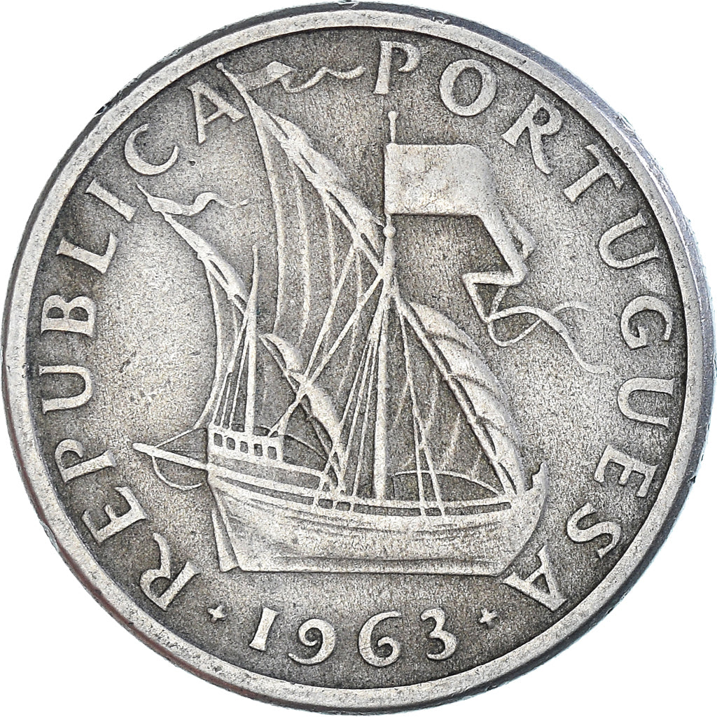 Coin, Portugal, 5 Escudos, 1963