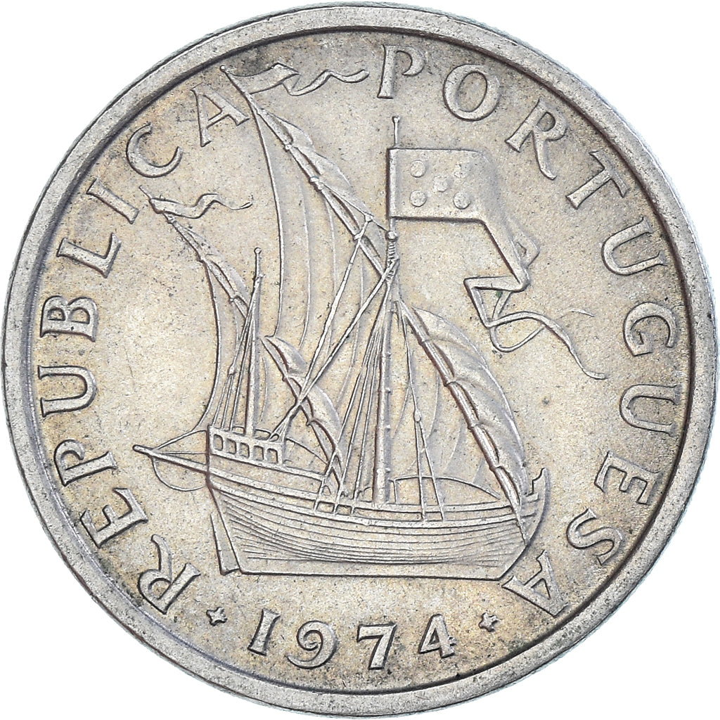 Munten, Portugal, 5 Escudos, 1974