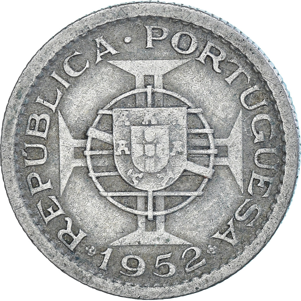 Coin, Mozambique, 2-1/2 Escudos, 1952