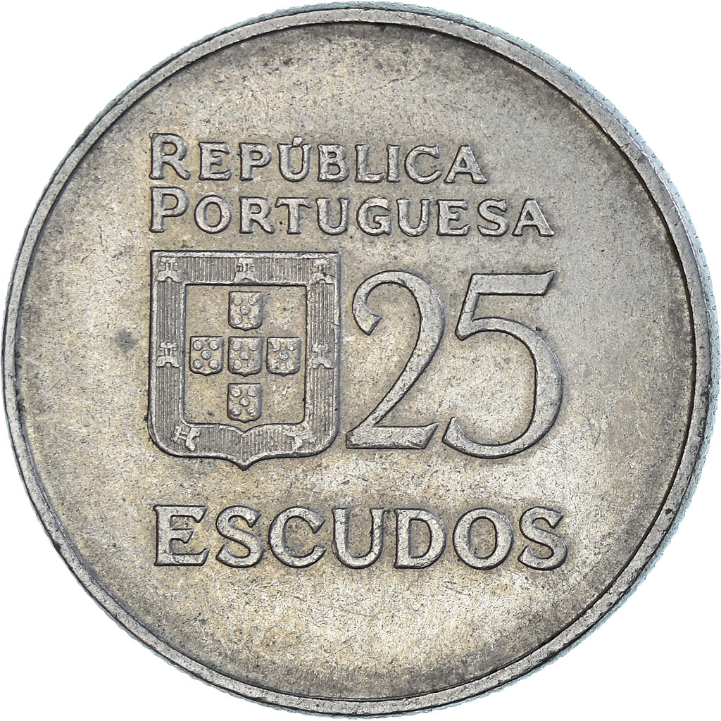 Coin, Portugal, 25 Escudos, 1982