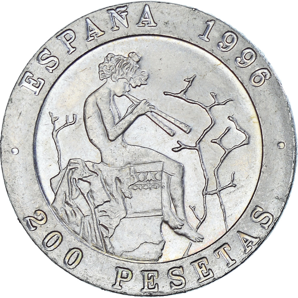 Monnaie, Espagne, 200 Pesetas, 1996