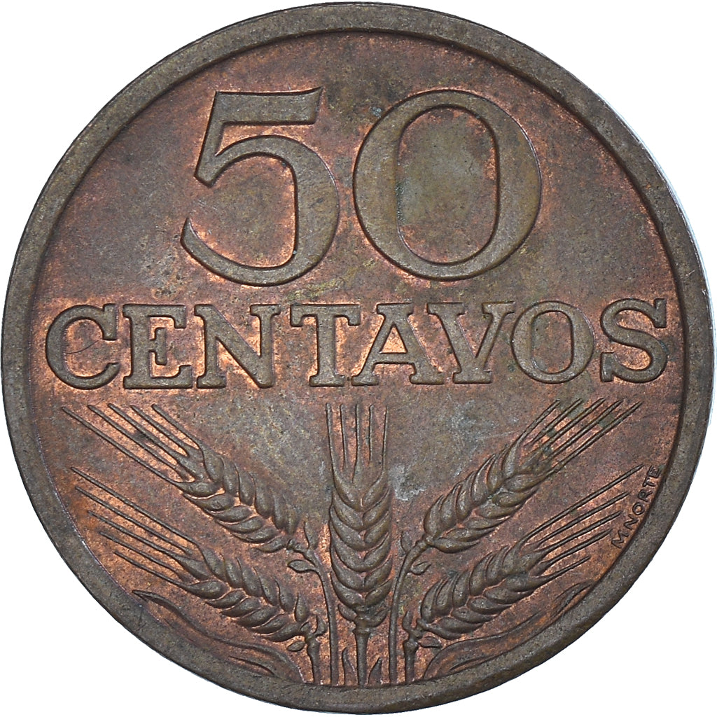 Moeda, Portugal, 50 Centavos, 1975
