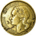 Munten, Frankrijk, Guiraud, 50 Francs, 1950, FR+, Aluminum-Bronze, KM:918.1