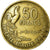 Moneda, Francia, Guiraud, 50 Francs, 1950, BC+, Aluminio - bronce, KM:918.1
