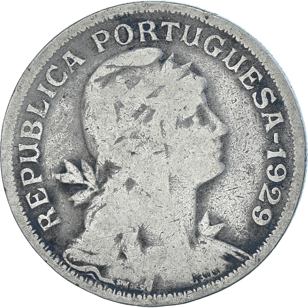Moneda, Portugal, 50 Centavos, 1929
