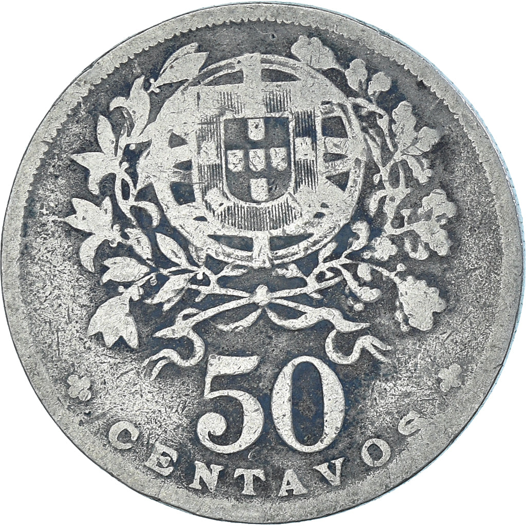 Moneda, Portugal, 50 Centavos, 1929