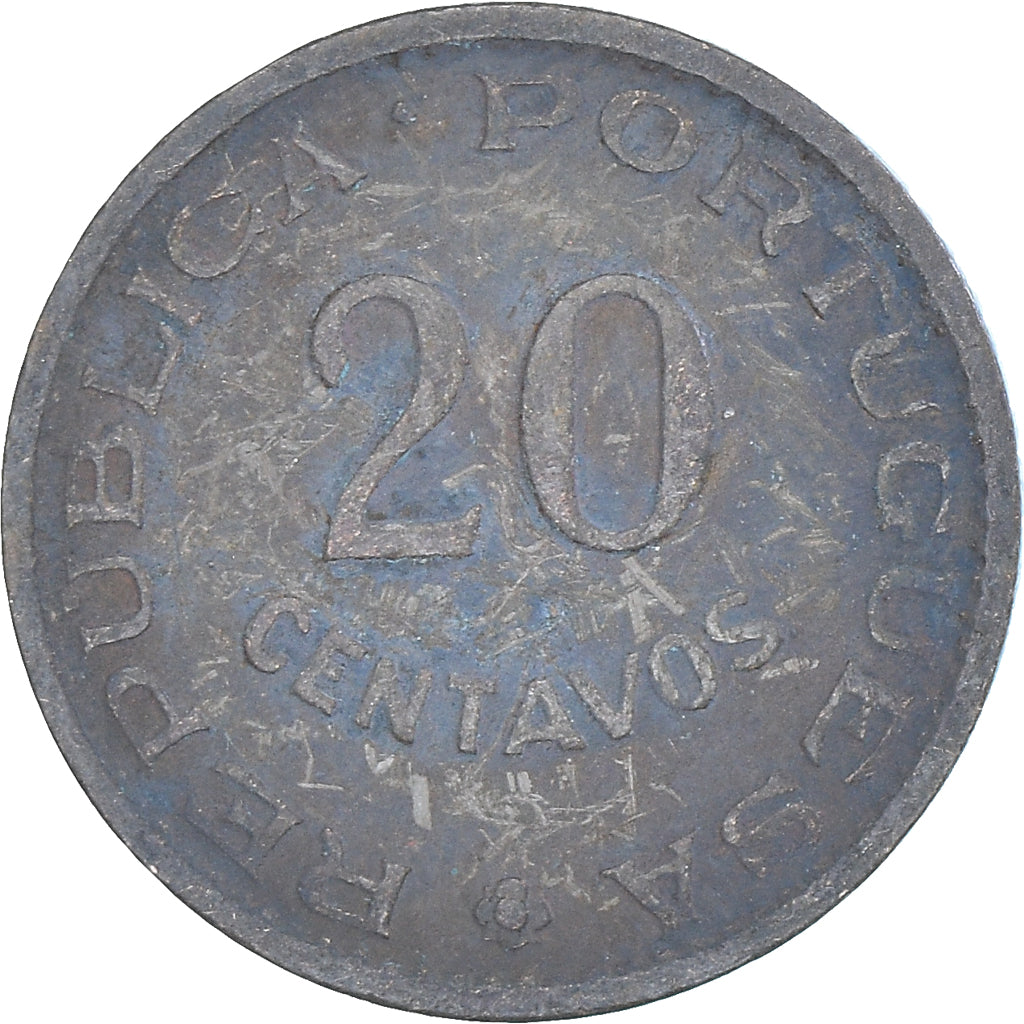 Coin, Angola, 20 Centavos, 1962