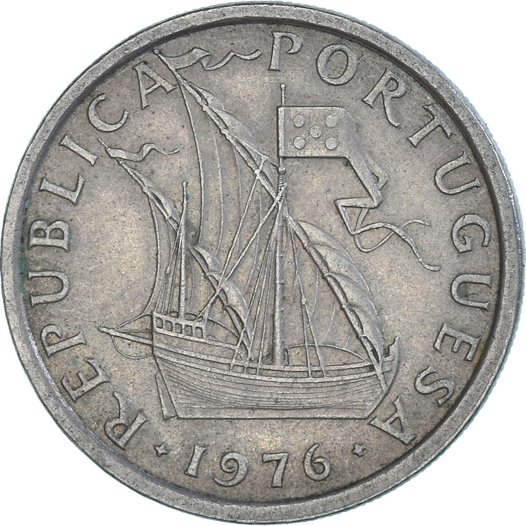 Munten, Portugal, 5 Escudos, 1976