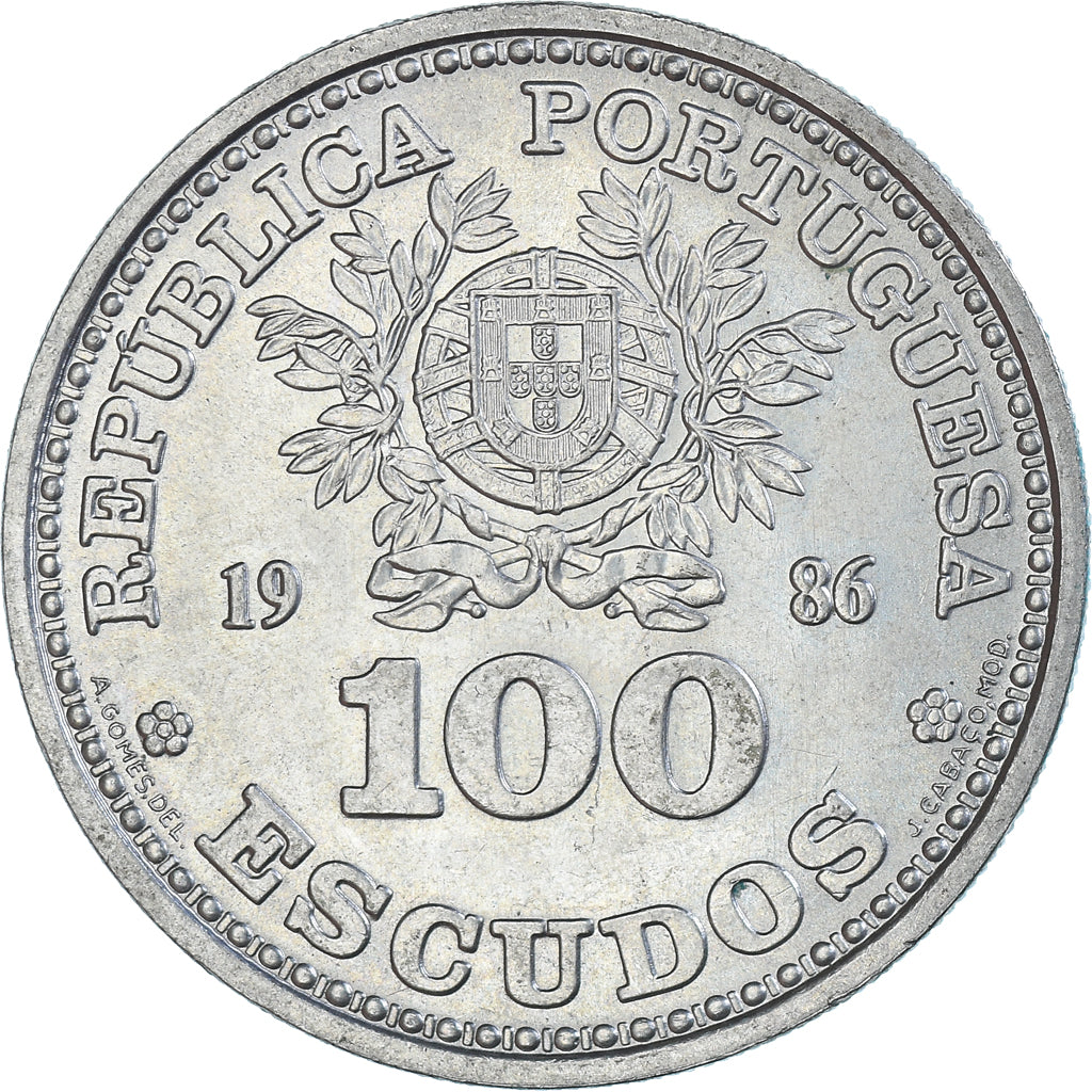 Moneda, Portugal, 100 Escudos, 1986