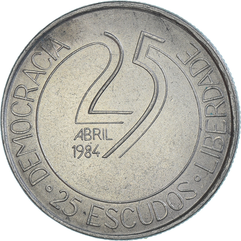 Munten, Portugal, 25 Escudos, 1984