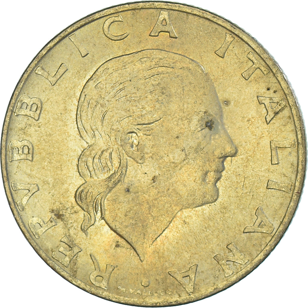 Münze, Italien, 200 Lire, 1989