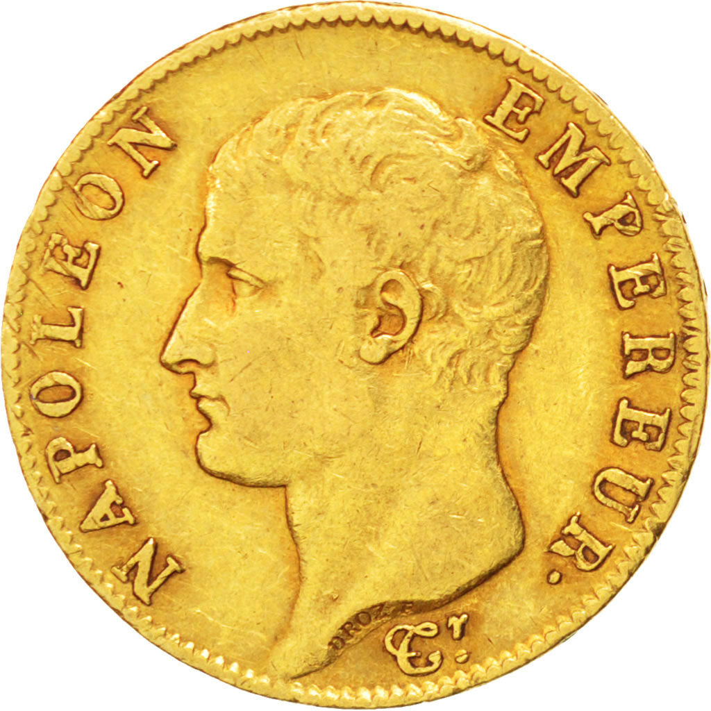 FRANCE, Napoléon I, 20 Francs, 1806, Paris, KM #674.1, EF(40-45), Gold, Gadoury 