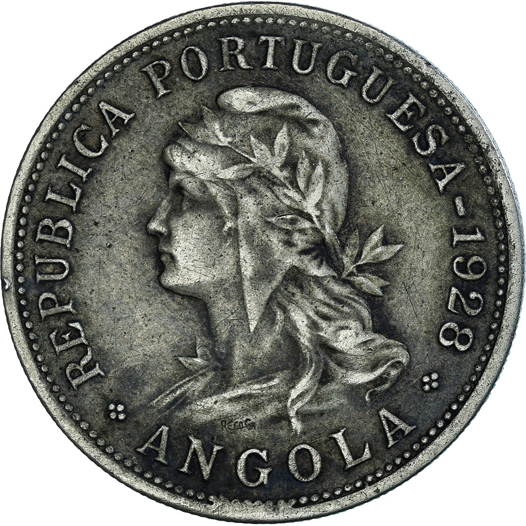 Coin, Angola, 50 Centavos, 1928