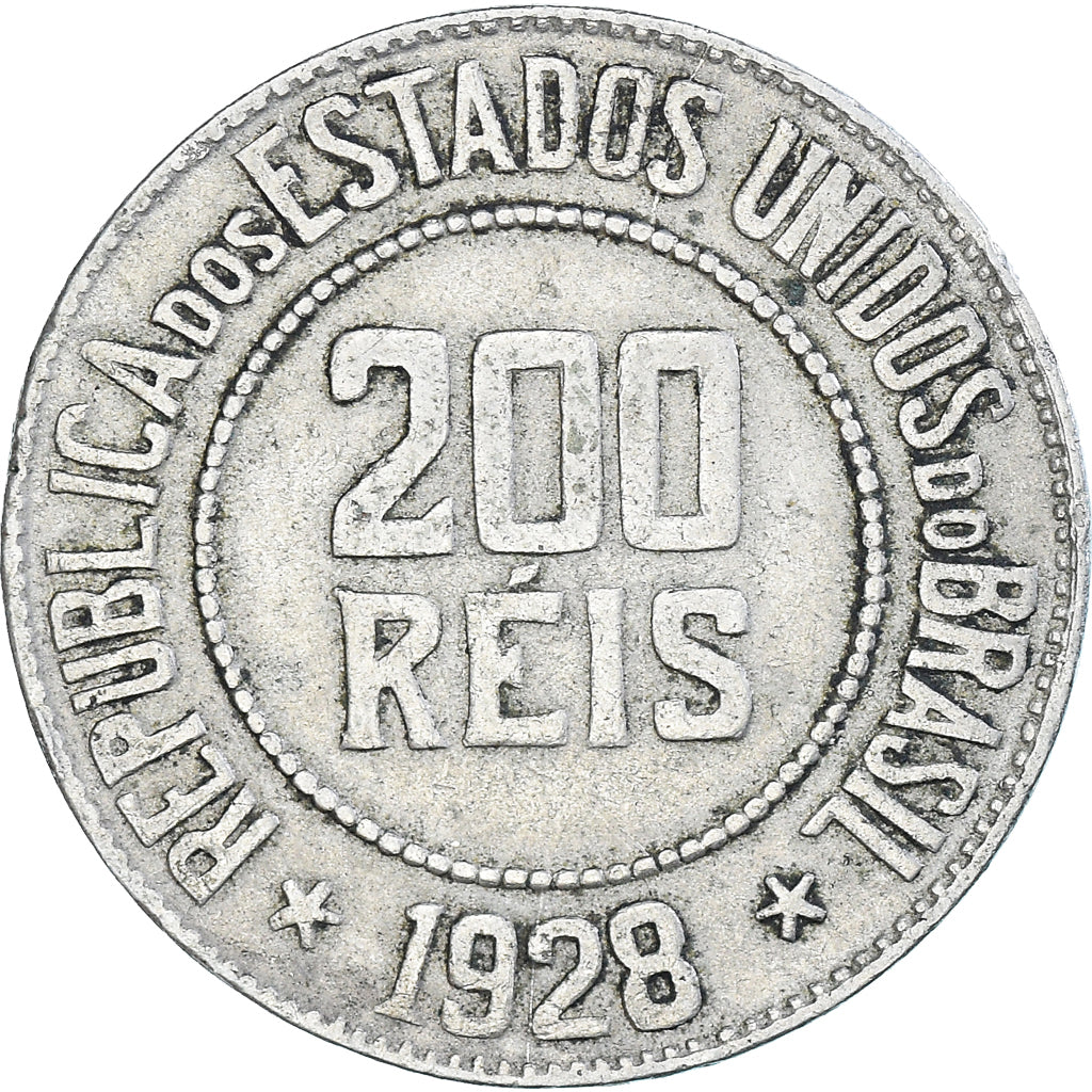 Moneta, Brasile, 200 Reis, 1928