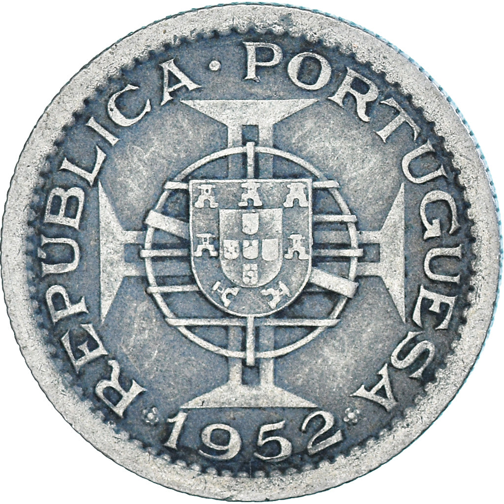 Coin, Guinea, 2-1/2 Escudos, 1952