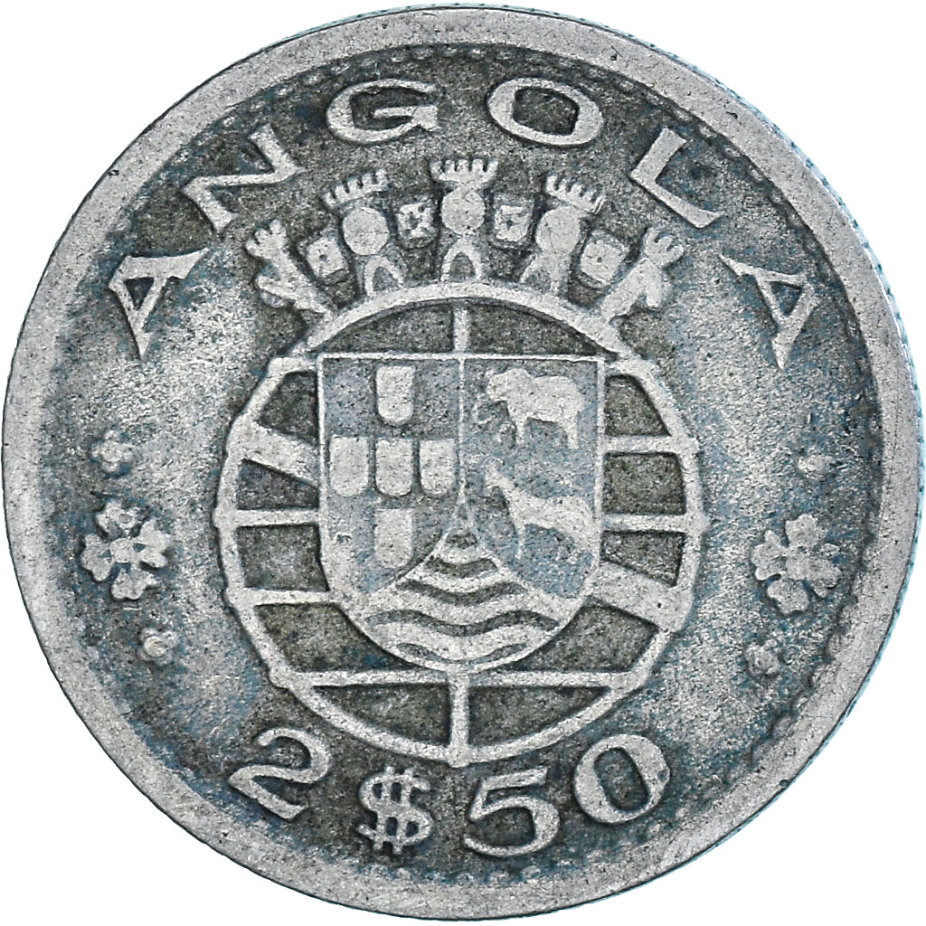 Moneta, Angola, 2-1/2 Escudos, 1953