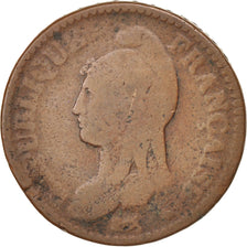 FRANCE, Dupré, 2 Decimes, 1795, Paris, KM #638.1, VG(8-10), Bronze, 31, Gadoury 