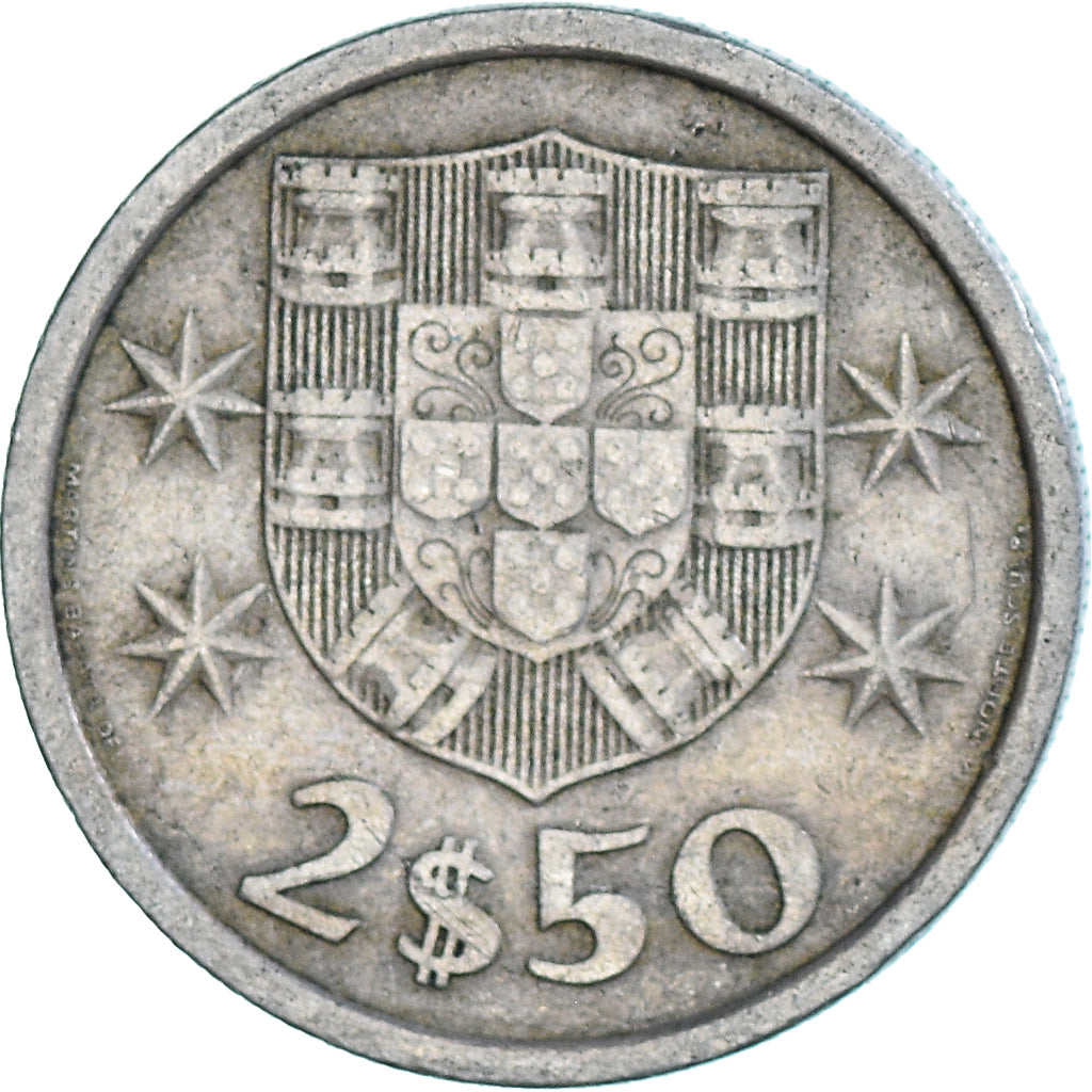 Munten, Portugal, 2-1/2 Escudos, 1972