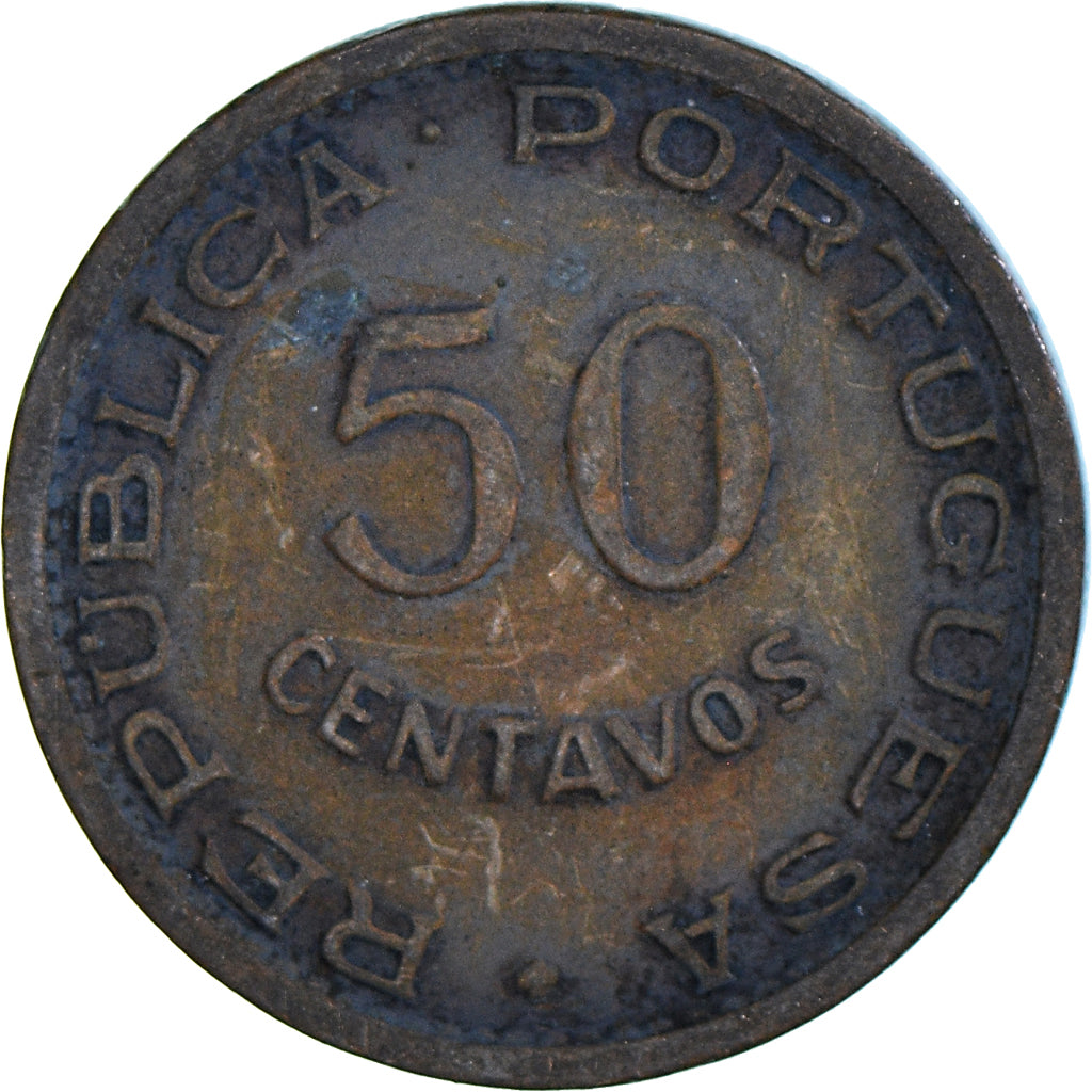 Coin, Guinea, 50 Centavos, 1952
