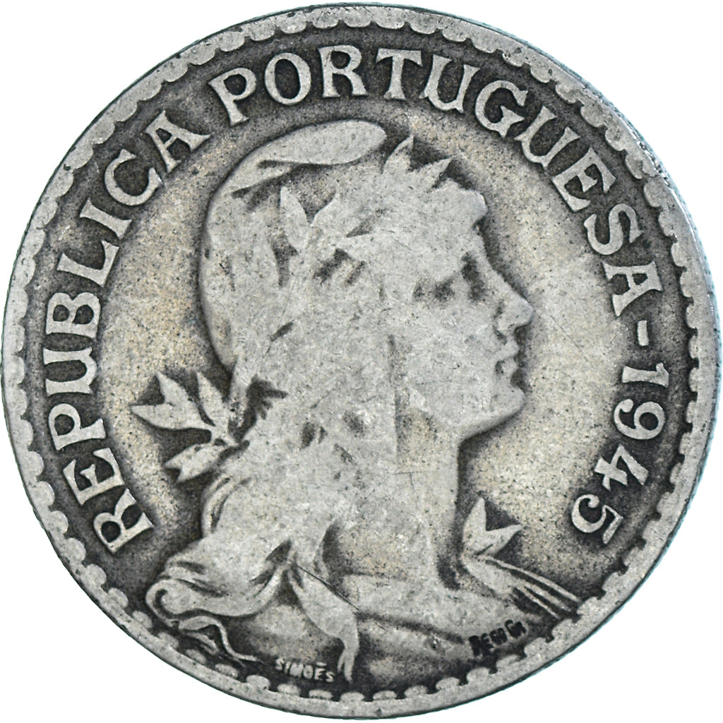 Moeda, Portugal, Escudo, 1945