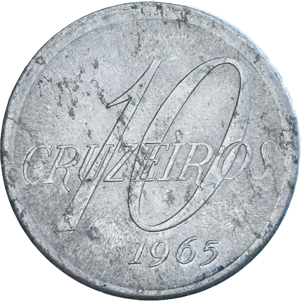 Moeda, Brasil, 10 Cruzeiros, 1965