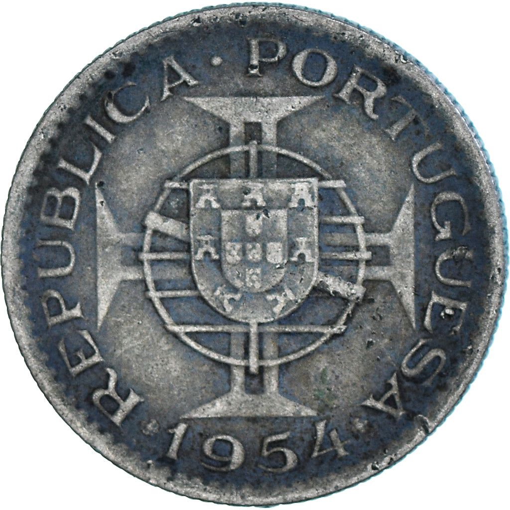 Moeda, Moçambique, 2-1/2 Escudos, 1954