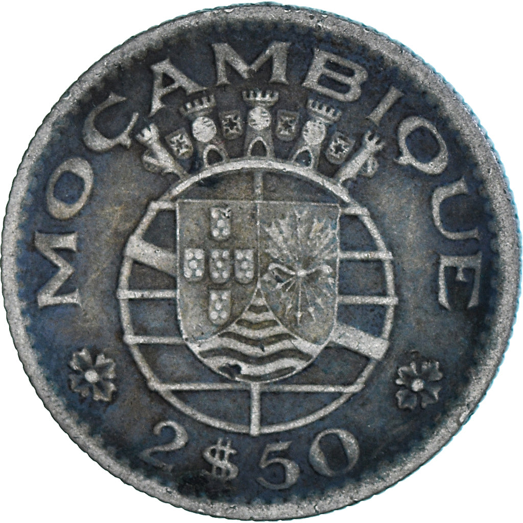 Moeda, Moçambique, 2-1/2 Escudos, 1954
