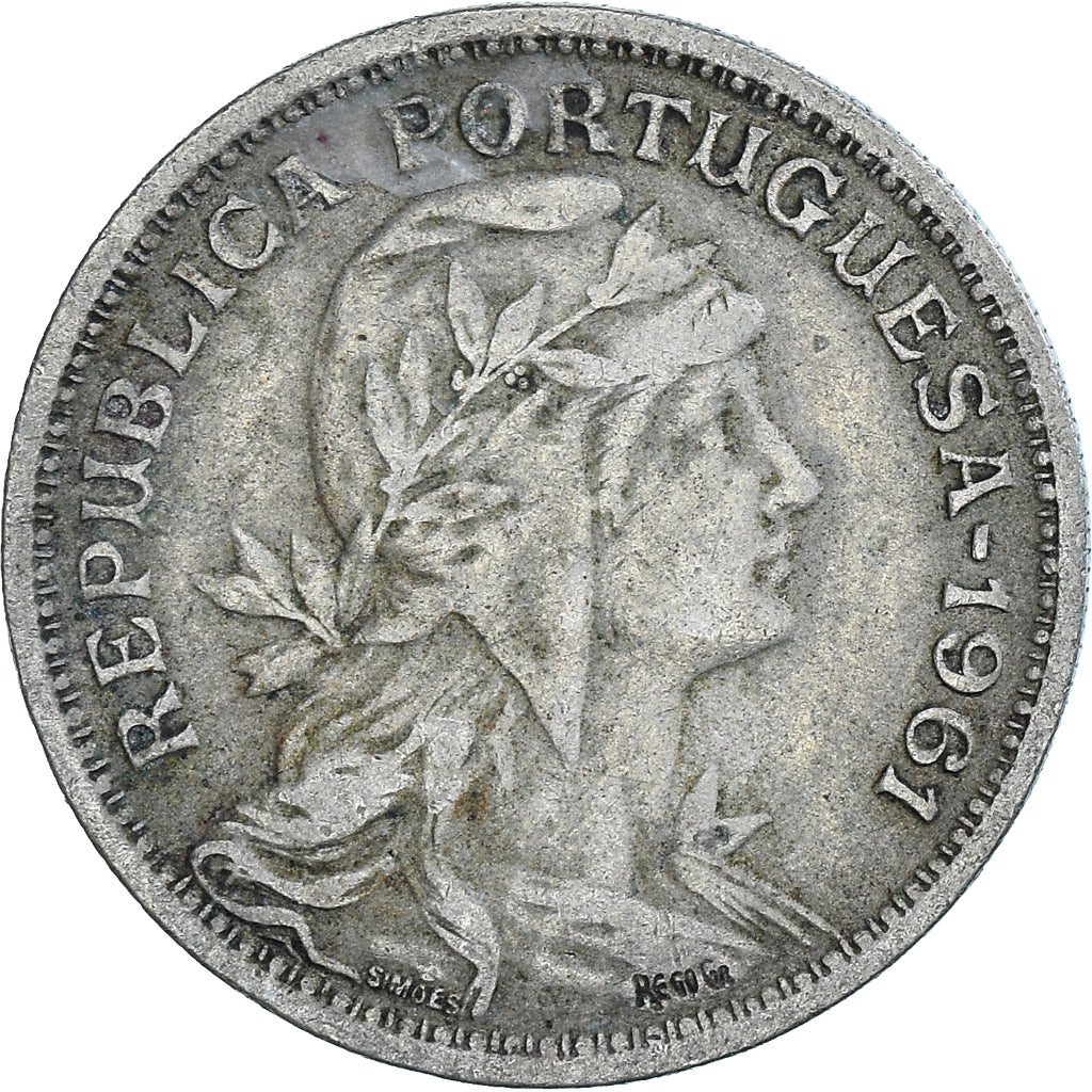 Moneta, Portogallo, 50 Centavos, 1961