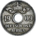 EAST AFRICA, 10 Heller, 1909