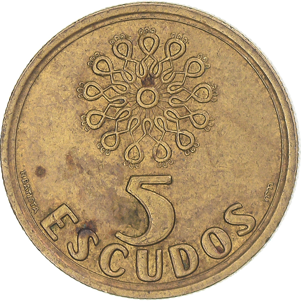 Moneta, Portogallo, 5 Escudos, 1993