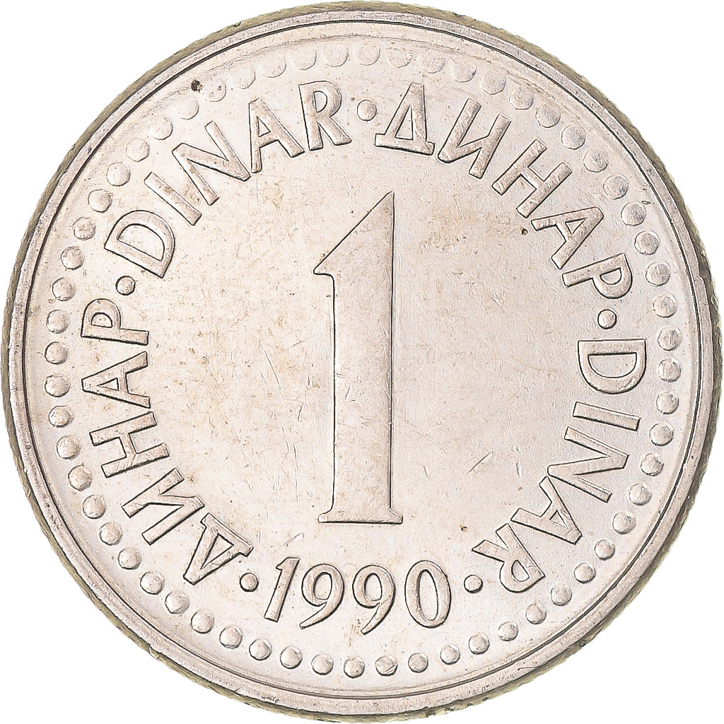 Monnaie, Yougoslavie, Dinar, 1990