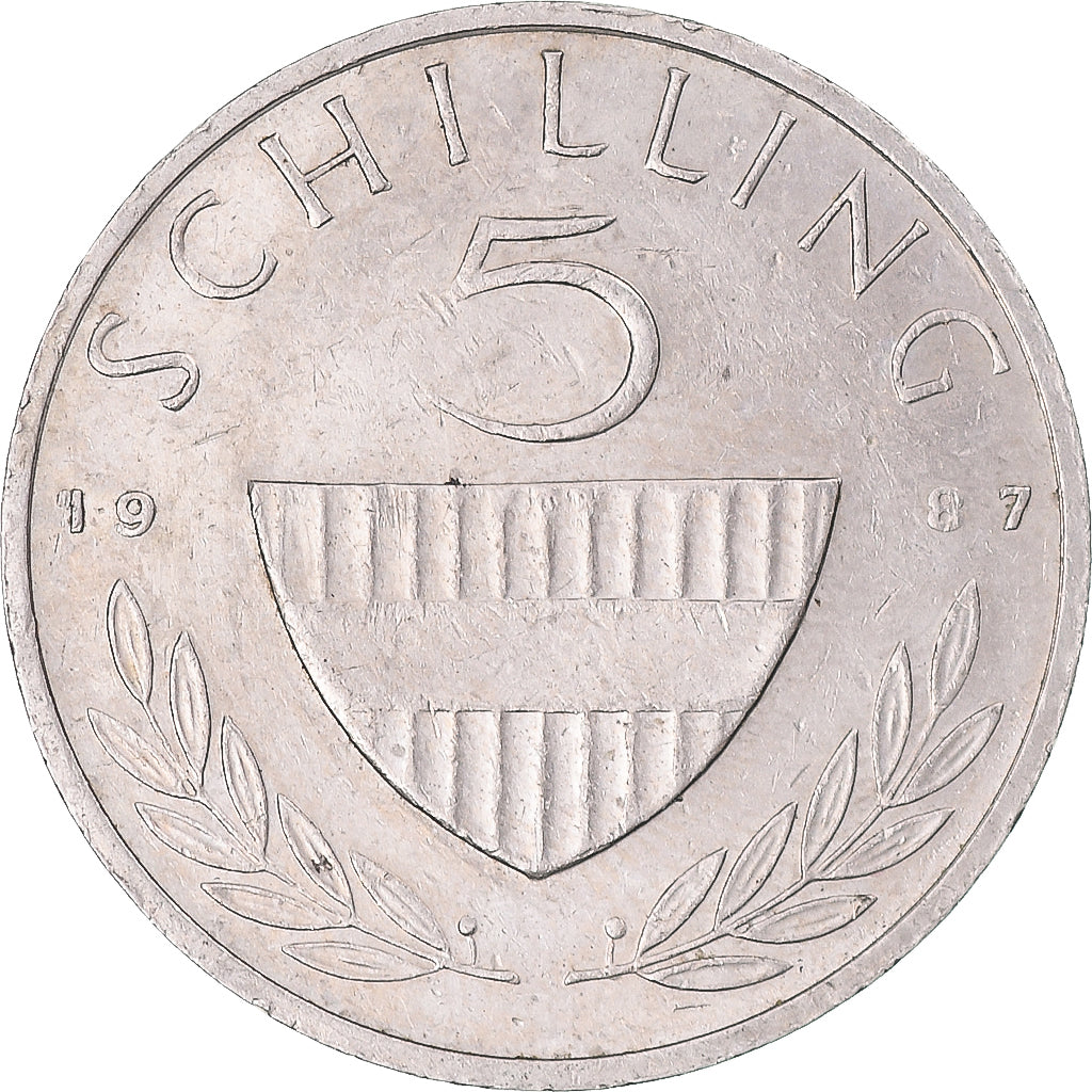 Moneta, Austria, 5 Schilling, 1987