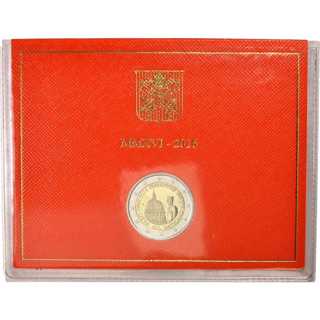 Vatican, 2 Euro, 2016, MS(65-70), Bi-Metallic