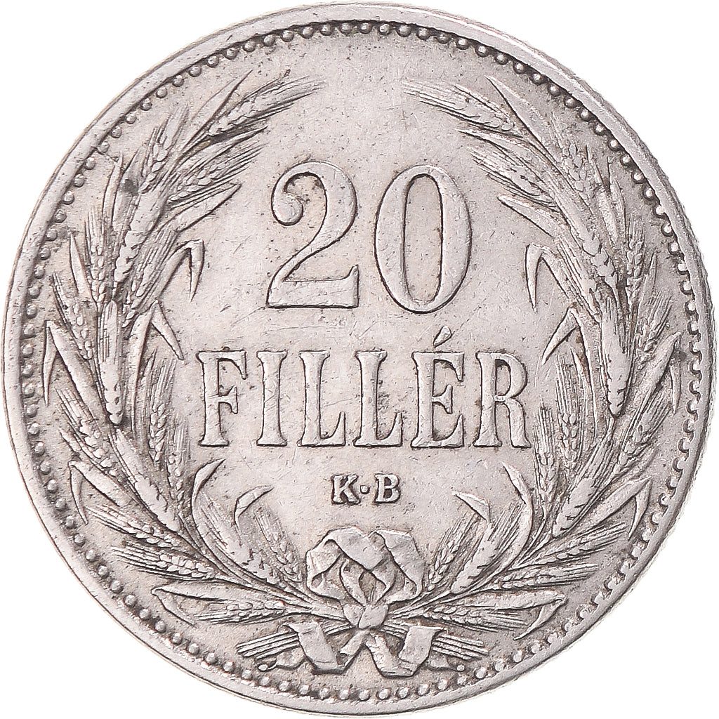Moneta, Ungheria, 20 Fillér, 1894