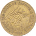 Coin, Central African States, 25 Francs, 1983