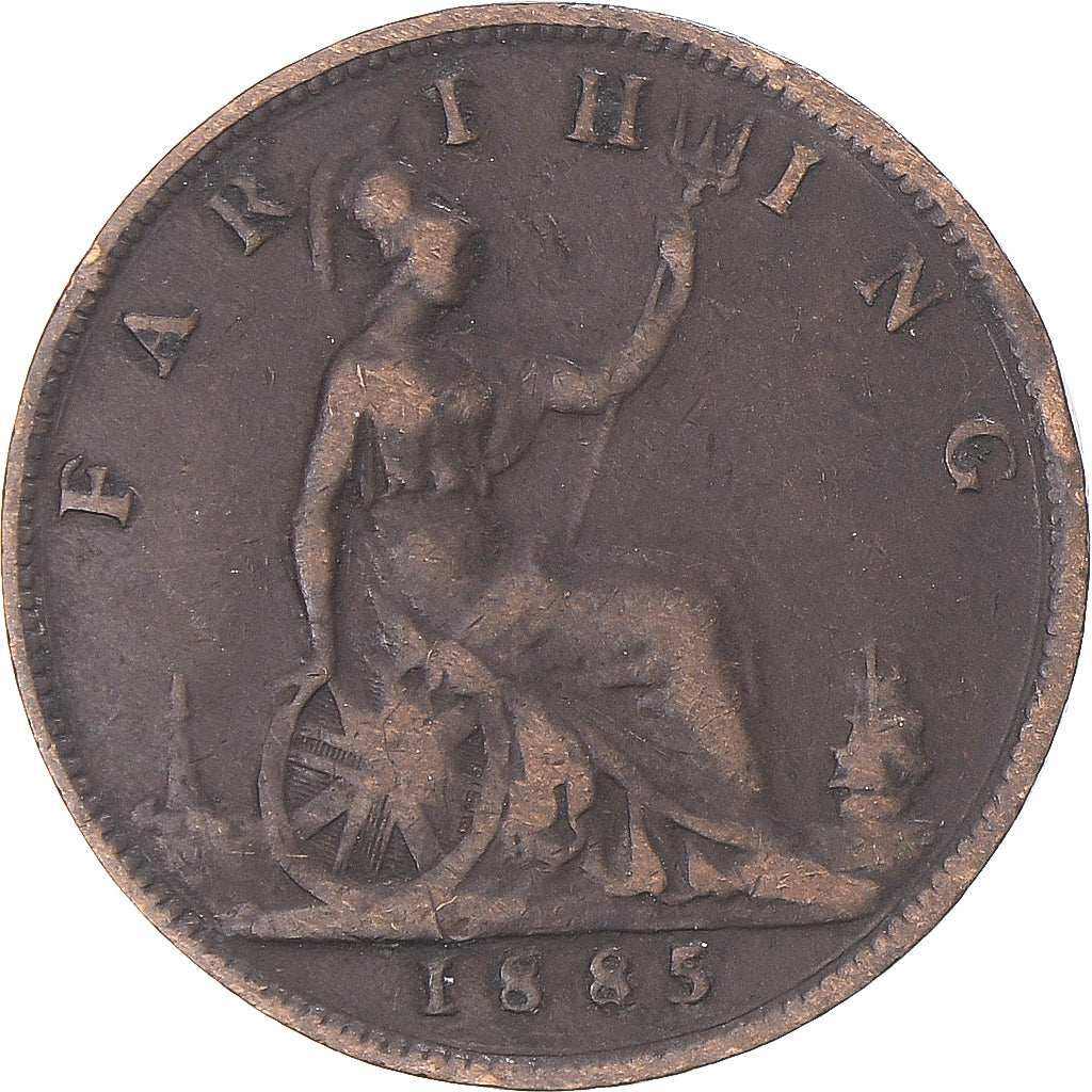 Münze, Großbritannien, Farthing, 1885