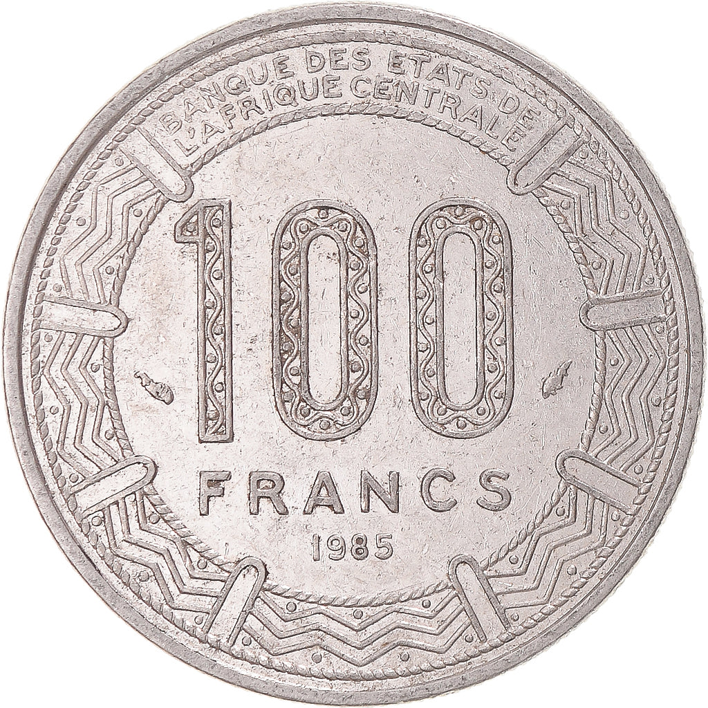 Moeda, Chade, 100 Francs, 1985
