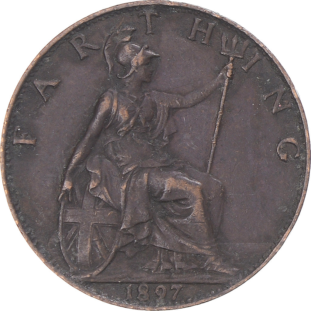 Moneta, Gran Bretagna, Farthing, 1897