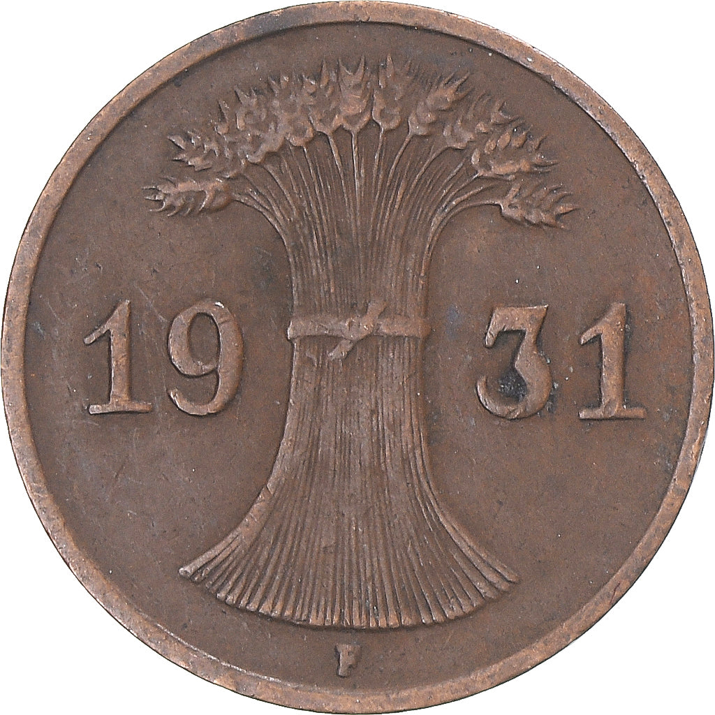 Moneta, Niemcy, Reichspfennig, 1931