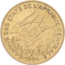 Coin, Central African States, 25 Francs, 1984