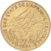Coin, Central African States, 25 Francs, 1984
