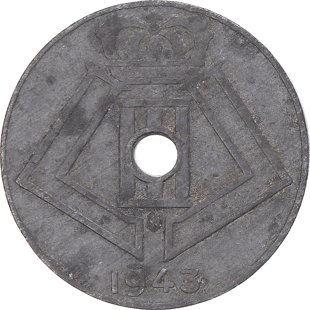 Moeda, Bélgica, 10 Centimes, 1943
