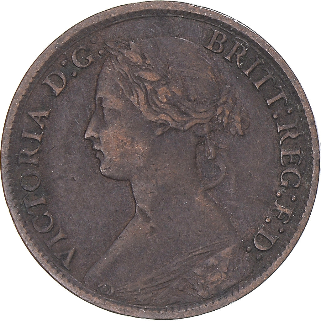 Münze, Großbritannien, Farthing, 1865