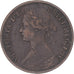 Moneda, Gran Bretaña, Farthing, 1865