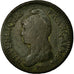 Moneta, Francja, Dupré, Decime, 1799, Strasbourg, VF(20-25), Bronze, KM:644.4