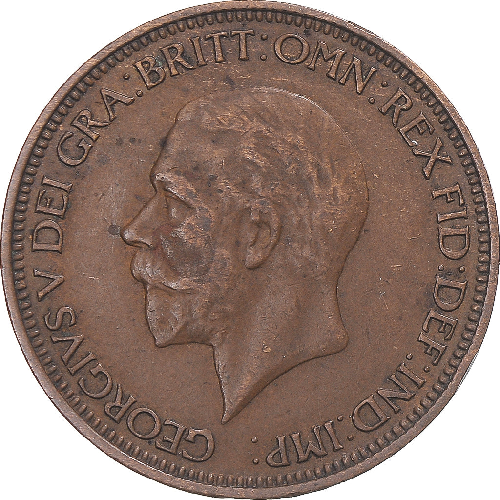 Monnaie, Grande-Bretagne, 1/2 Penny, 1933