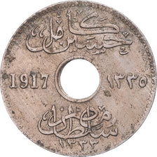 Coin, Egypt, 5 Milliemes, 1917