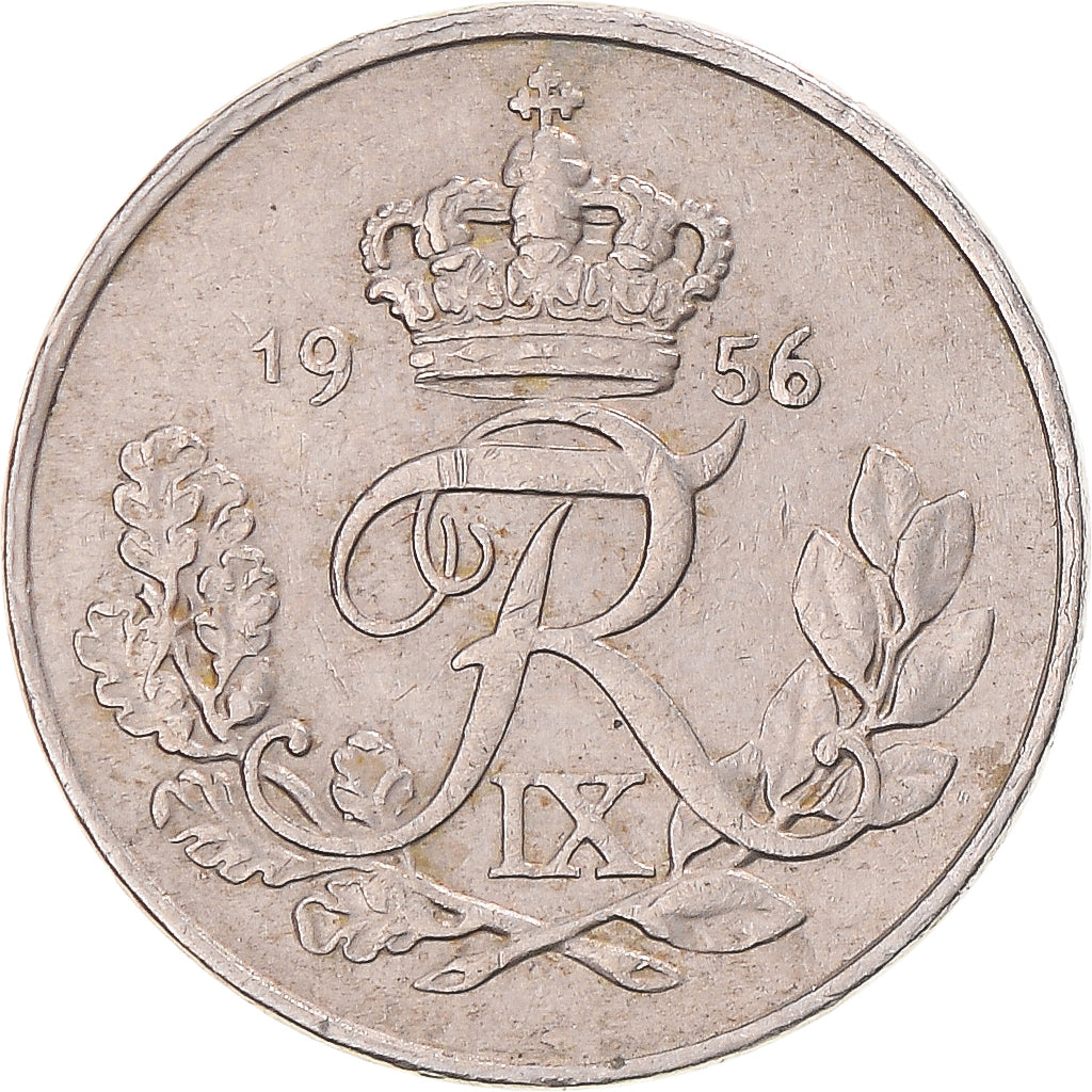 Münze, Dänemark, 10 Öre, 1956