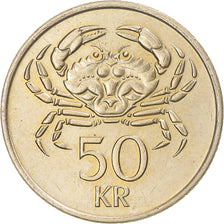 Monnaie, Islande, 50 Kronur, 1992